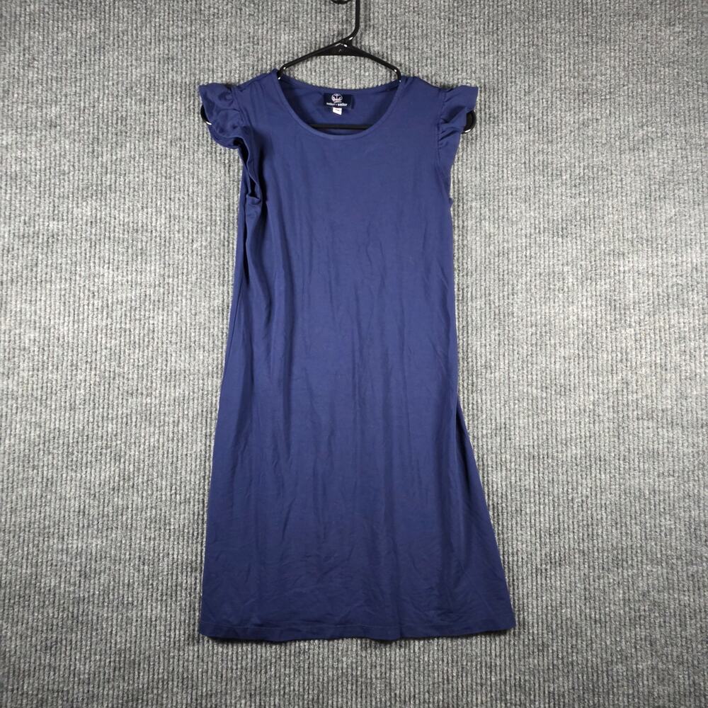 Sailor Sailor Blue Fit Flare Dress Flutter Sleeve XS Casual‎ Knit